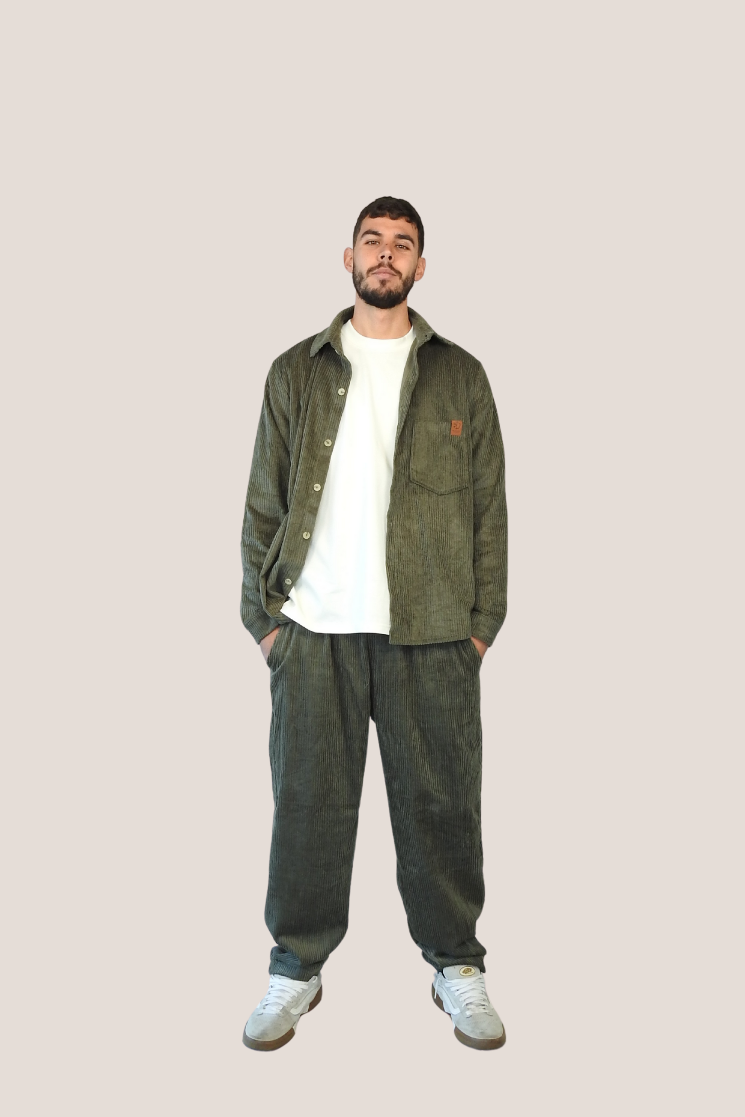 Sobrecamisa pana verde