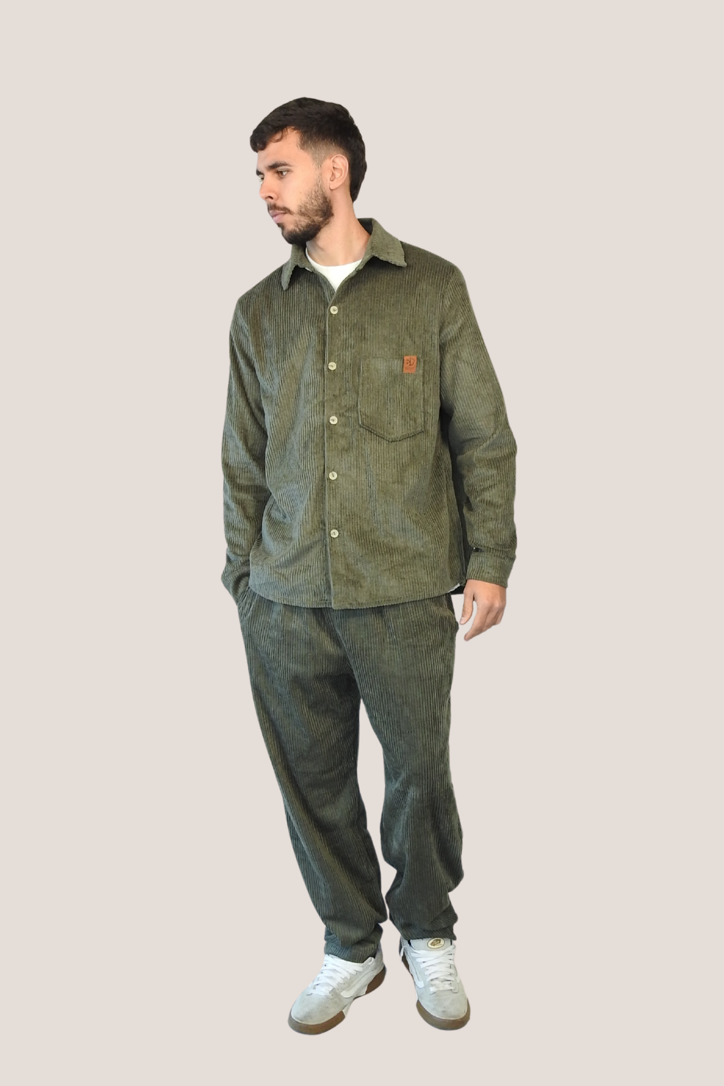 Sobrecamisa pana verde