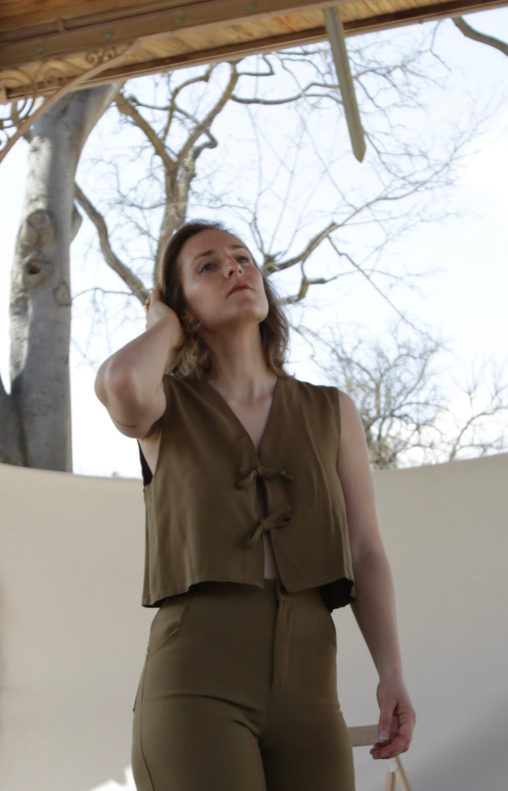 Blusa Mura mocha mousse