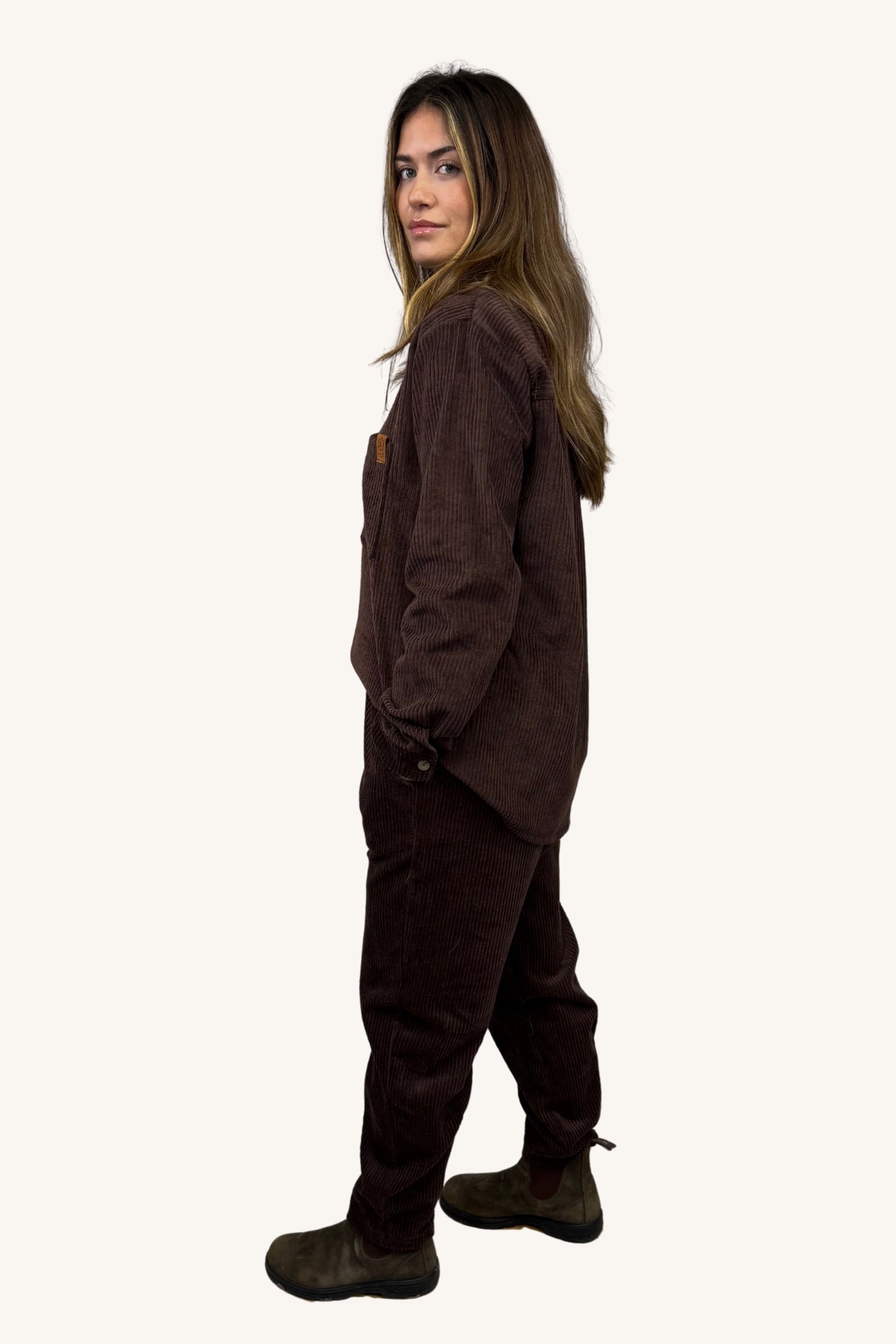 Pantalón pana marrón