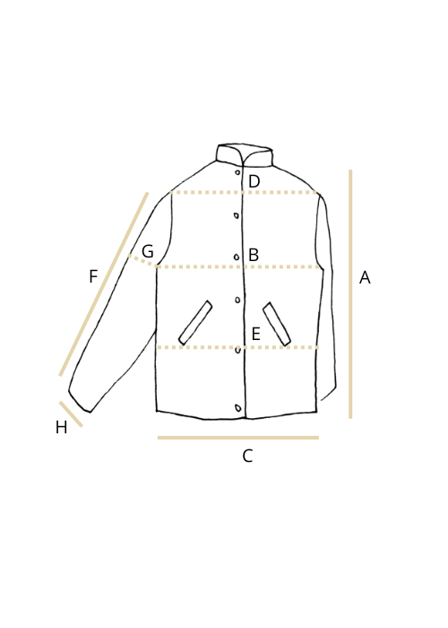 Chaqueta rayas azul - pistacho