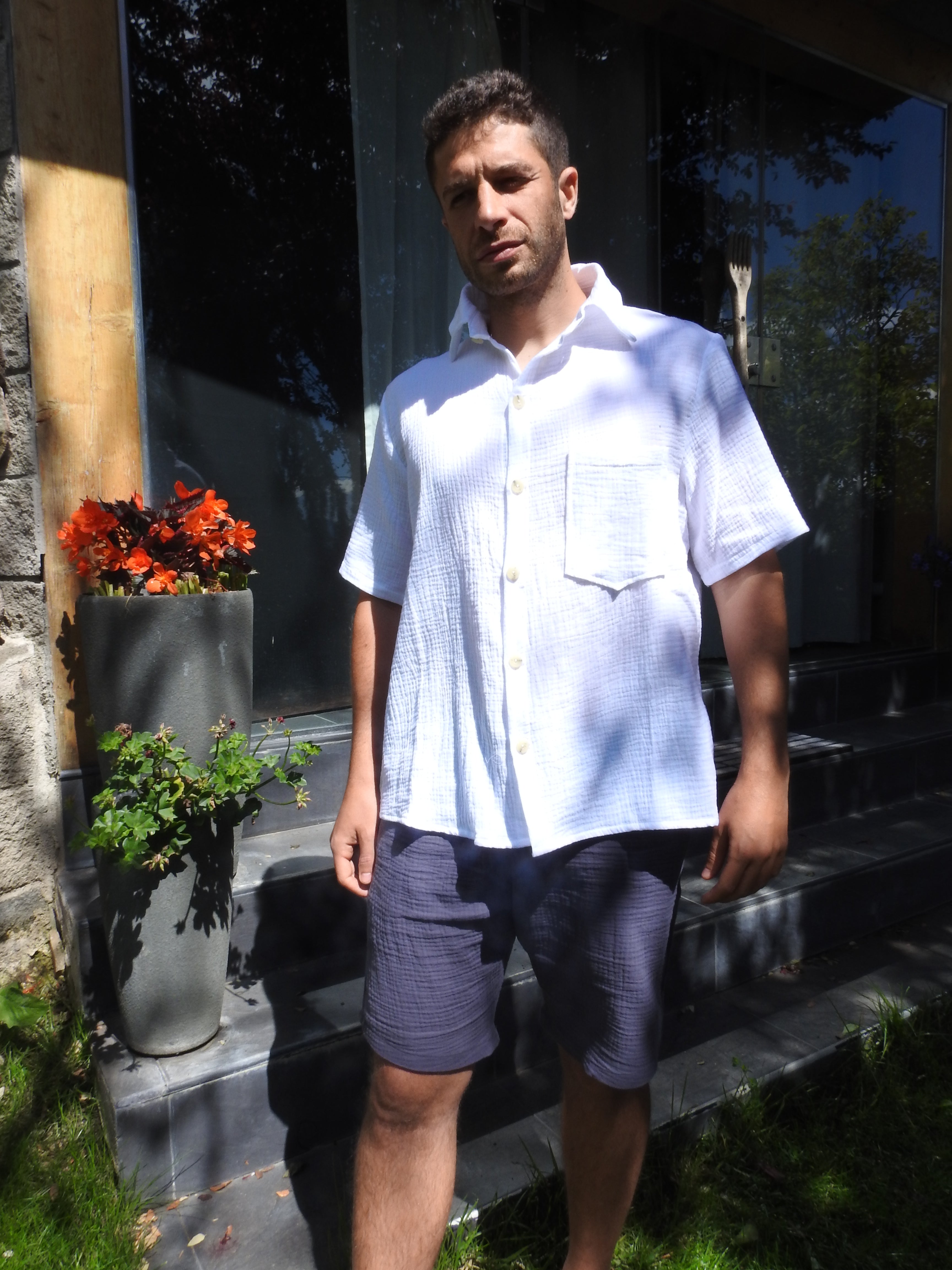 Bermuda Das unisex gris