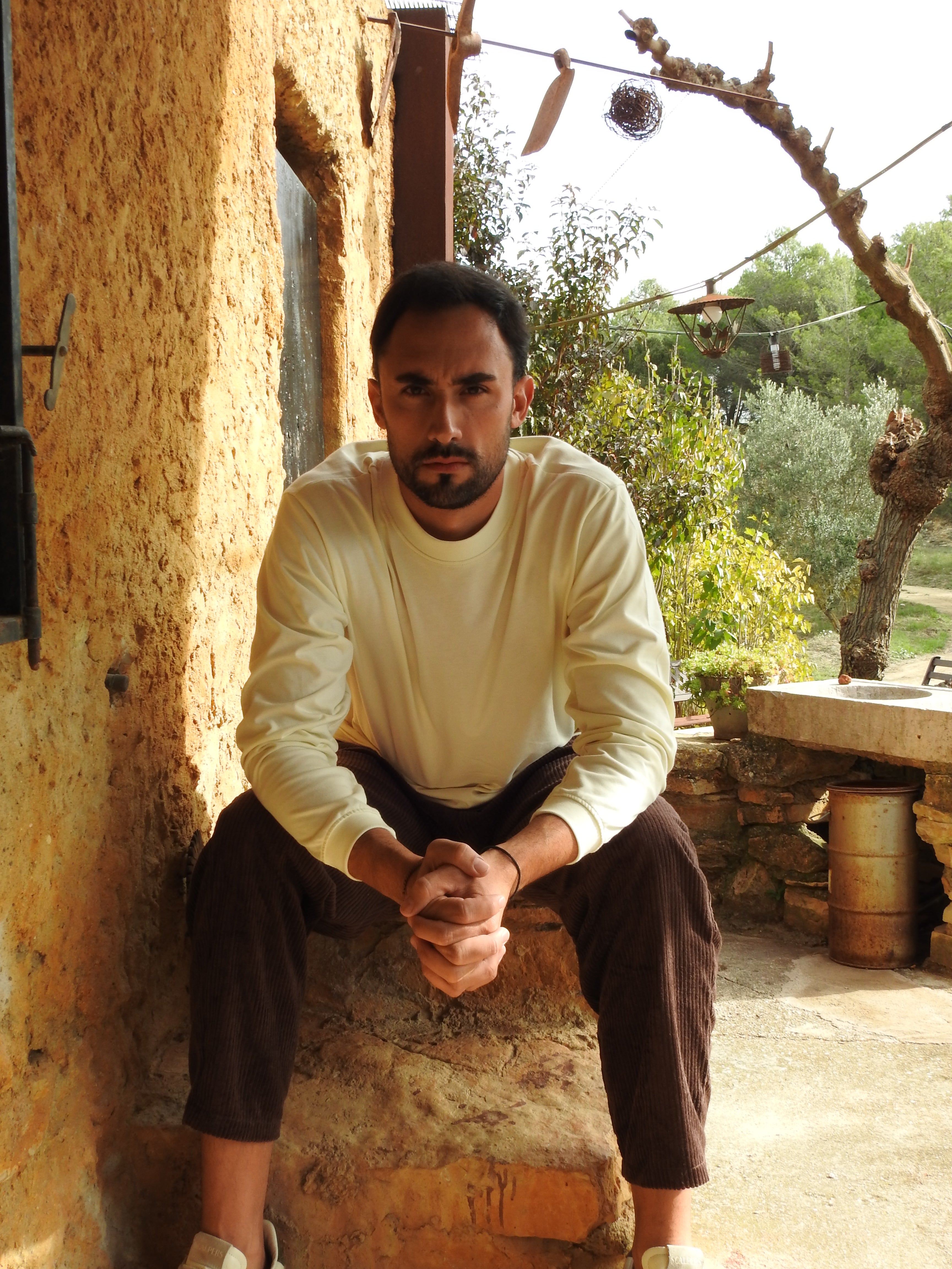 Pantalón pana marrón