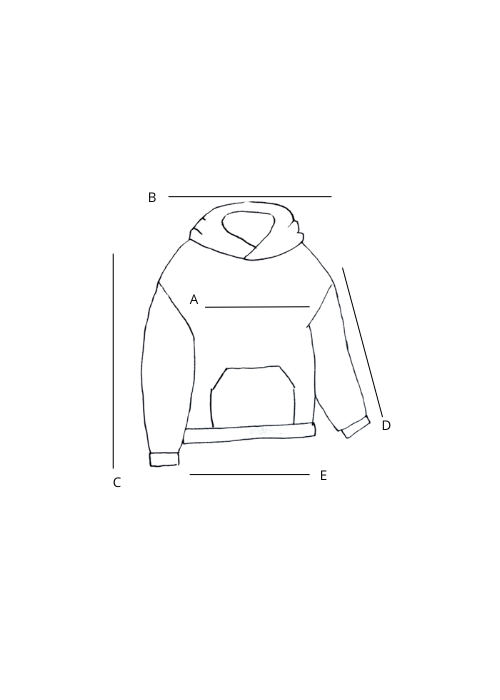 Beige hooded sweatshirt