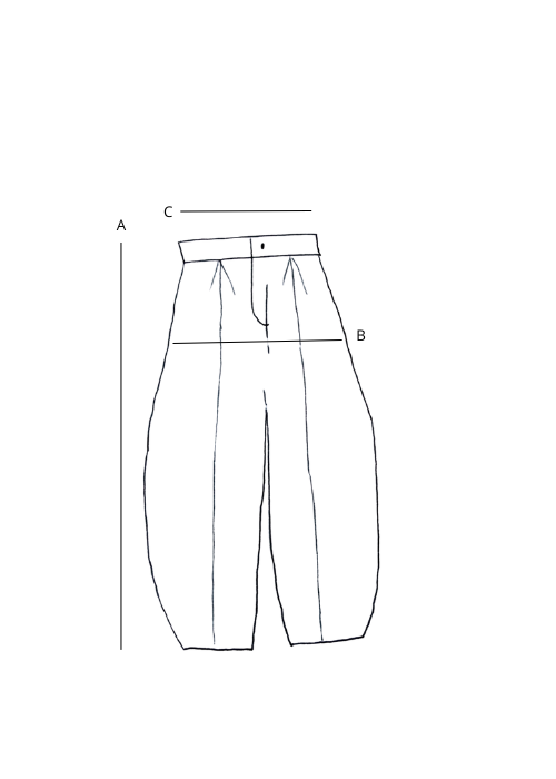 Pantalón barrel micro pana tejana