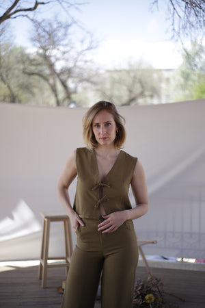 Blusa Mura mocha mousse