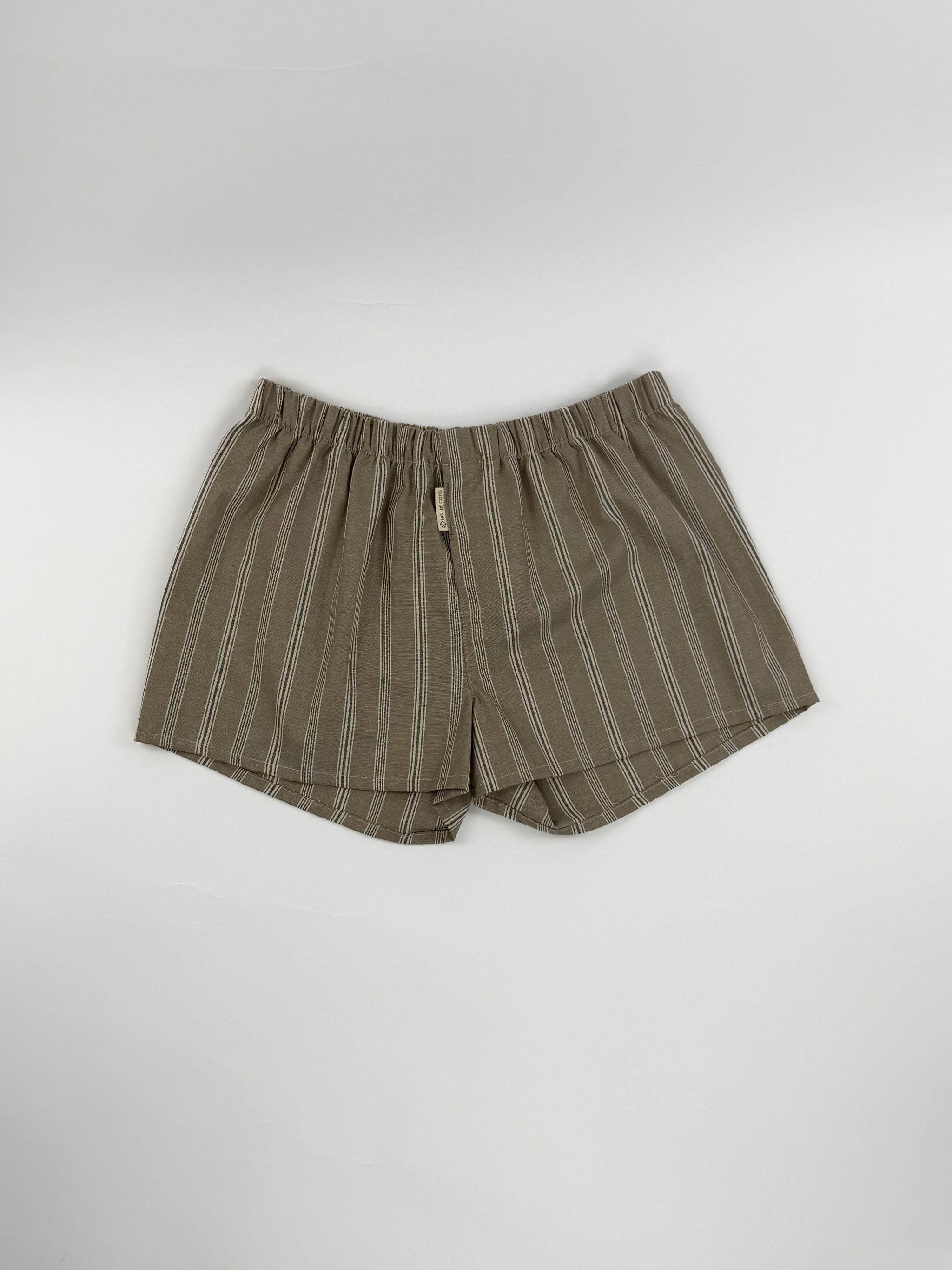 Pack boxer unisex beige - estampado rayas
