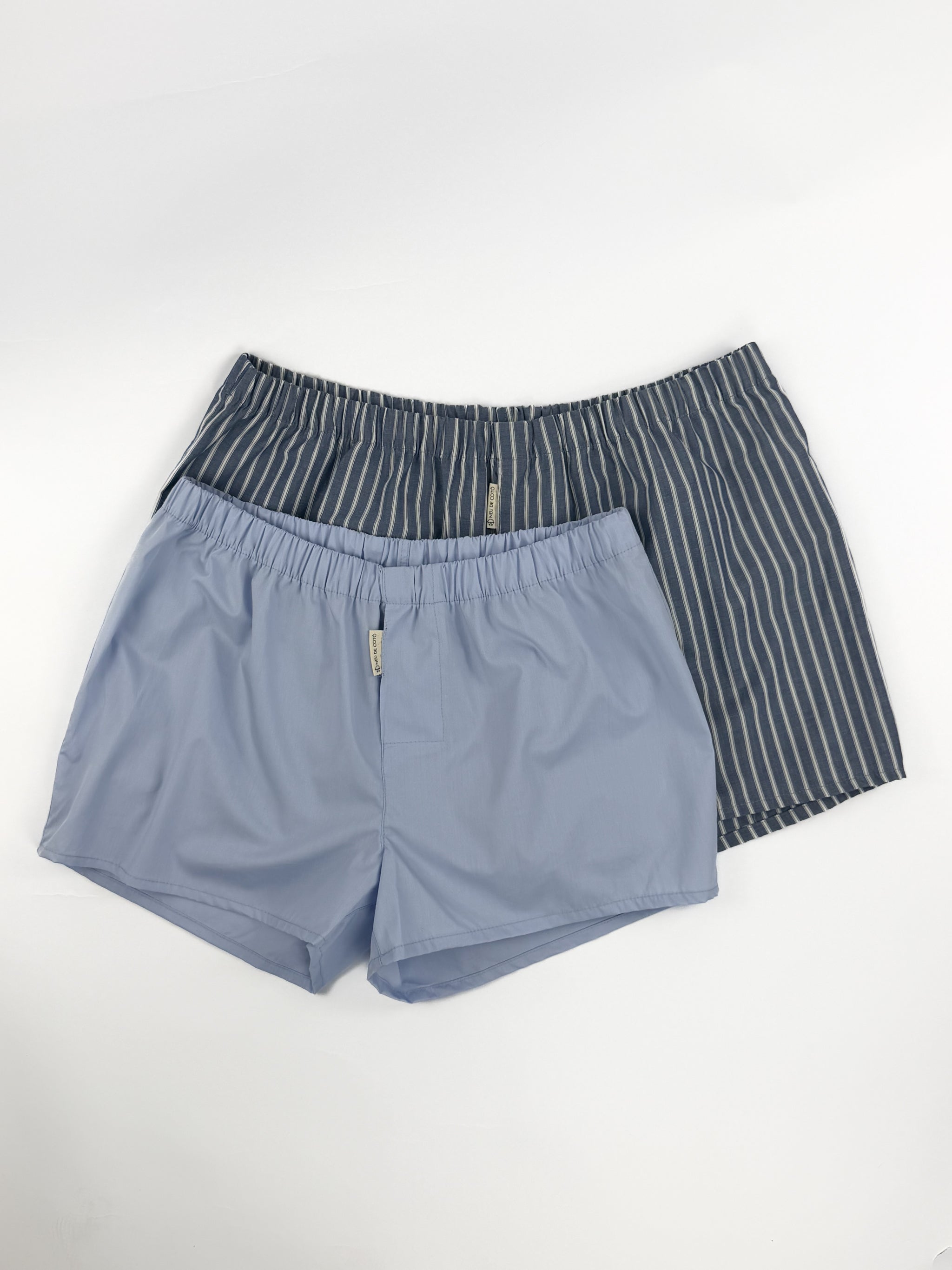 Pack boxer unisex Azul - estampado rayas