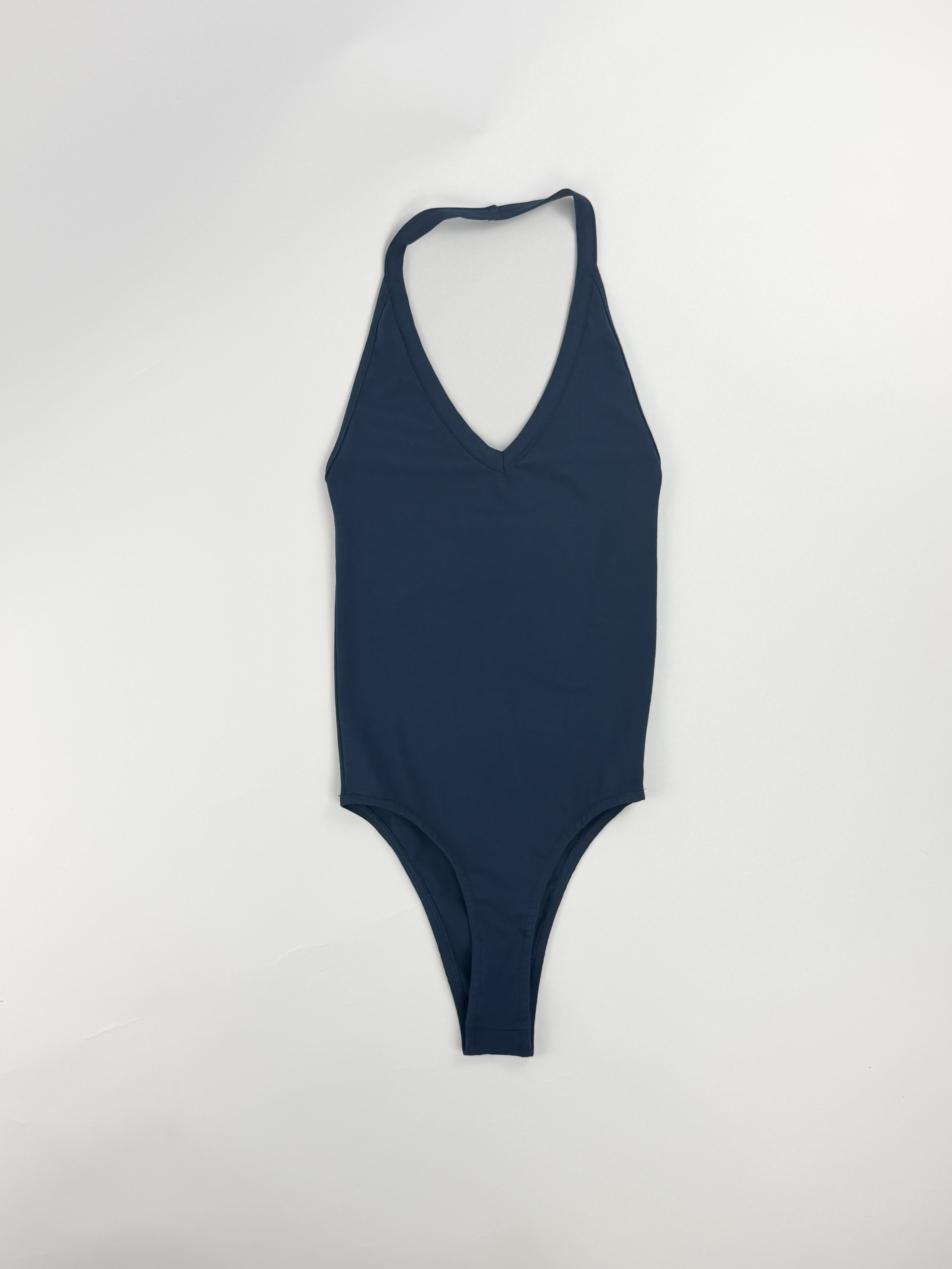 Body tirantes azul de algodón orgánico