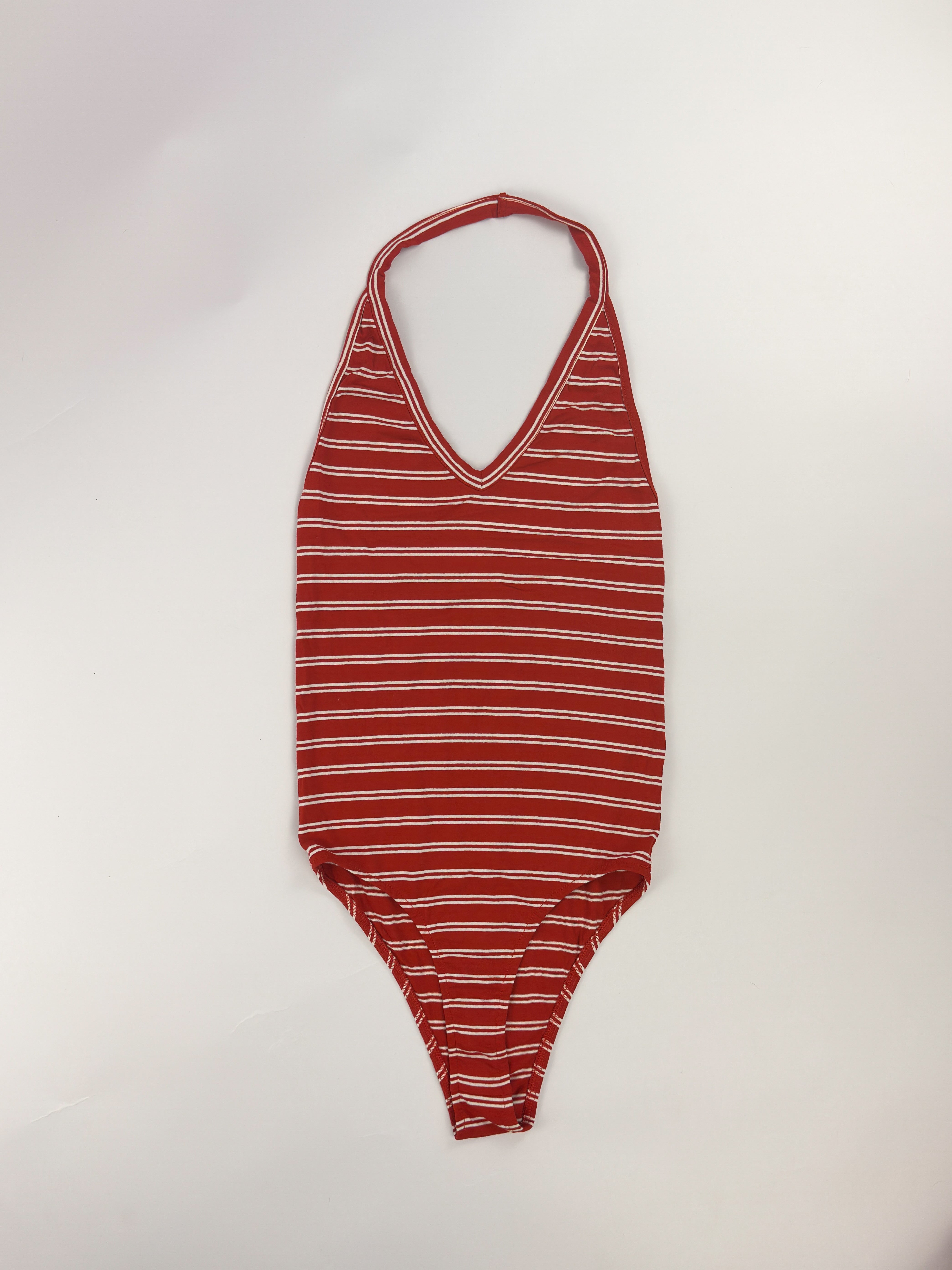 Body tirantes rayas rojo